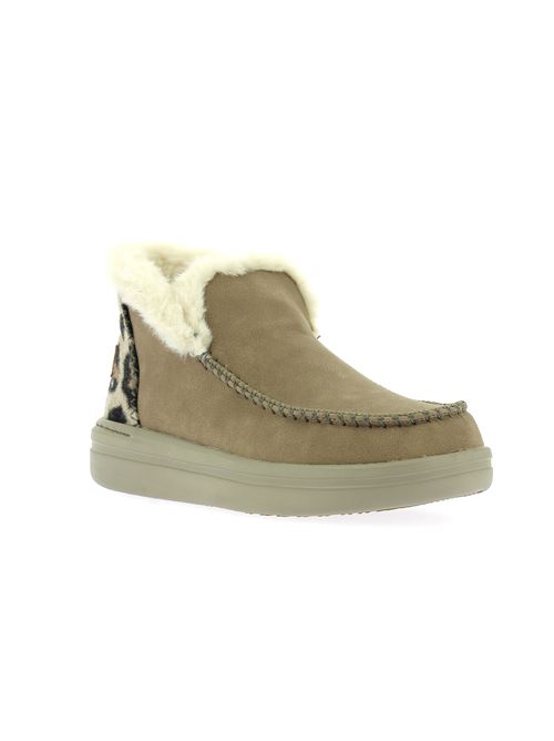 Denny Grip polacchino da donna in econabuk beige HEY DUDE | DENNYNUT