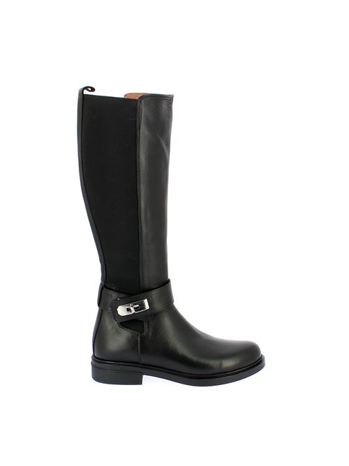 stivale da donna in pelle nera ALBANO | 2716X