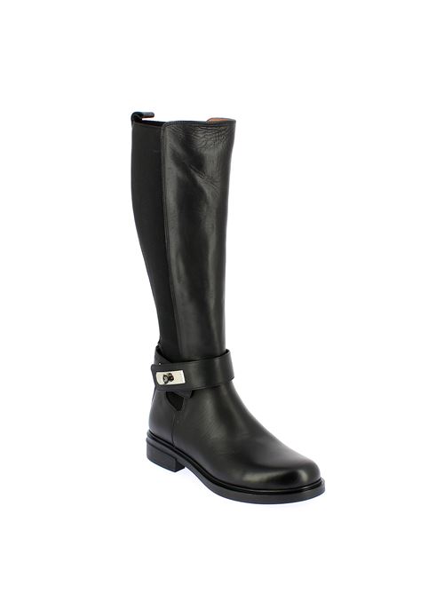 stivale da donna in pelle nera ALBANO | 2716X