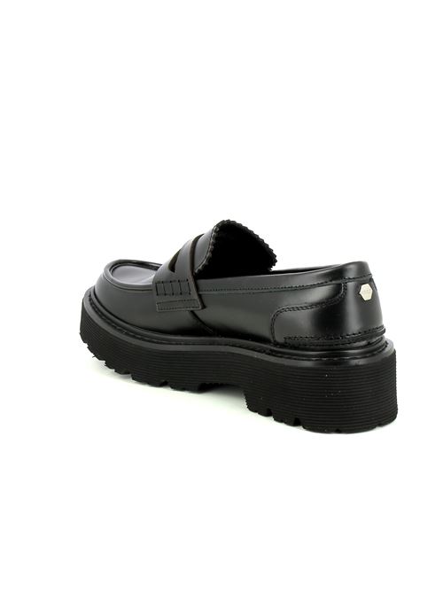 mocassino da donna in pelle nera CULT | 394700