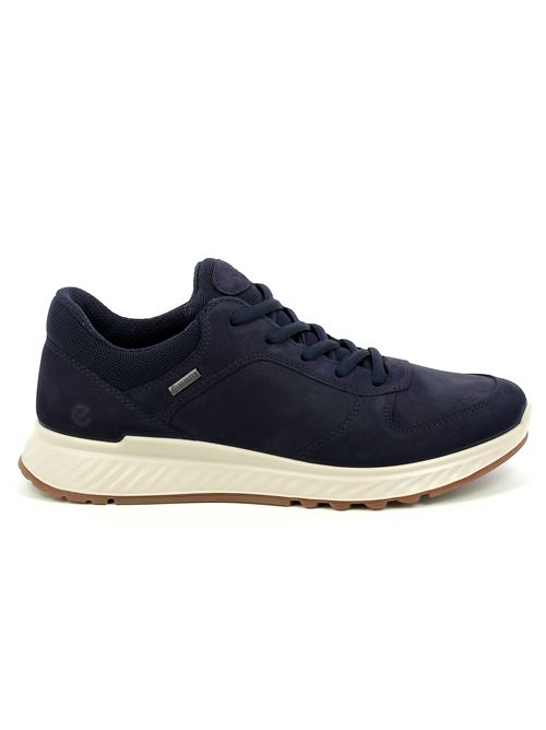 Exostride W sneakers da donna in nabuk blu ECCO | 83530301303