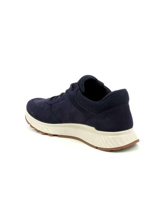 Exostride W sneakers da donna in nabuk blu ECCO | 83530301303