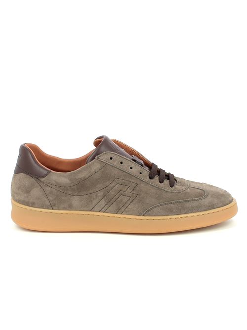 sneakers da uomo in camoscio tortora FRAU | 24G6X