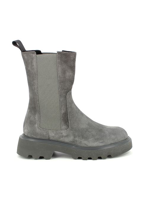 tronchetto da donna in camoscio grigio FRAU | 85C5X