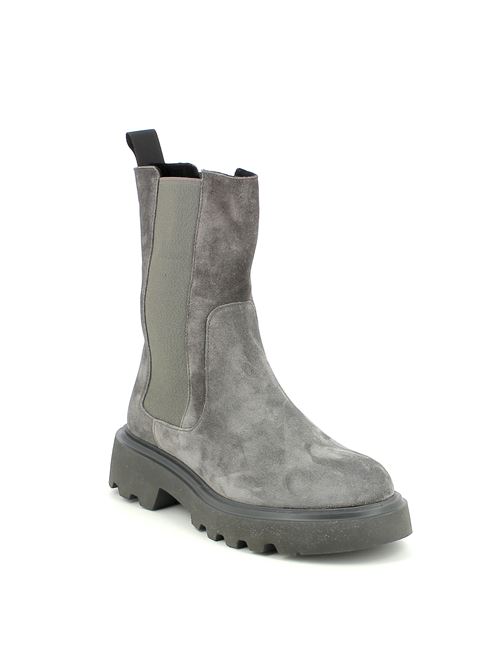 tronchetto da donna in camoscio grigio FRAU | 85C5X