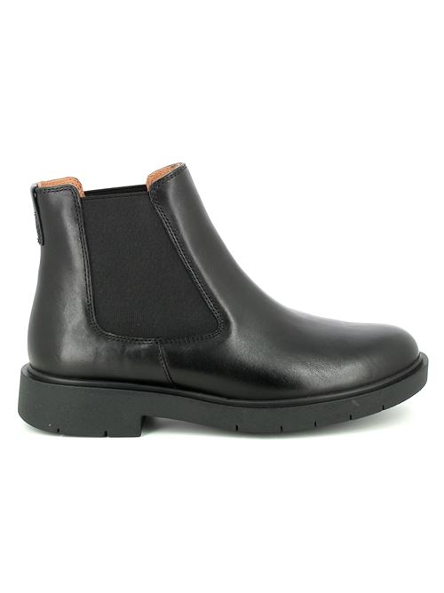 Spherica beatles da donna in pelle nera GEOX | D16QRC00043C9999