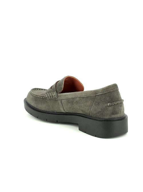 Spherica mocassino da donna in camoscio grigio GEOX | D25QRA00022C9002