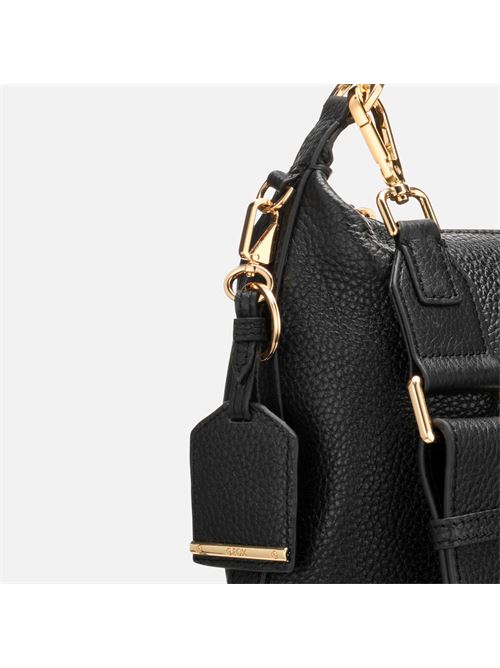 Aurelyi borsa a spalla da donna in pelle nera GEOX | D36KYA00046C9999