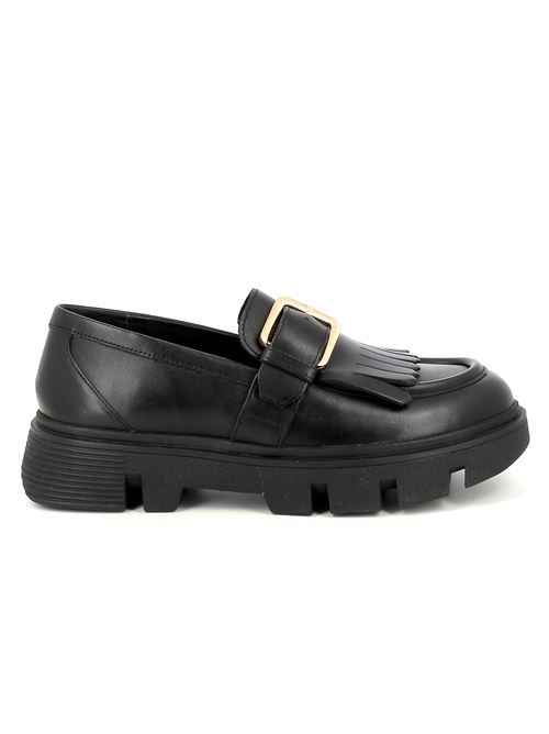 Vilde C mocassino da donna in pelle nero GEOX | D36UAC00085C9999