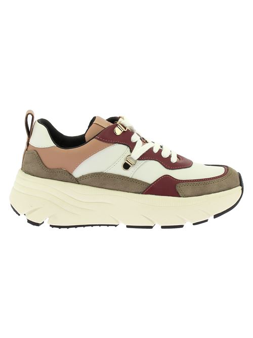 Diamanta sneakers da donna in pelle e camoscio multicolor GEOX | D36UFE02254C6120