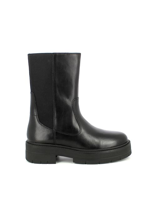 Spherica tronchetto da donna in pelle nera GEOX | D36VDK00043C9999