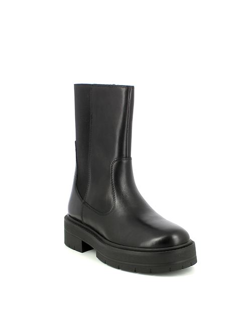 Spherica tronchetto da donna in pelle nera GEOX | D36VDK00043C9999