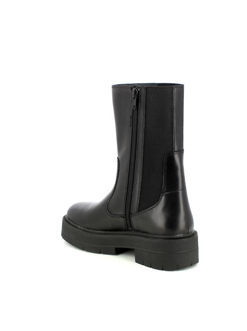 Spherica tronchetto da donna in pelle nera GEOX | D36VDK00043C9999