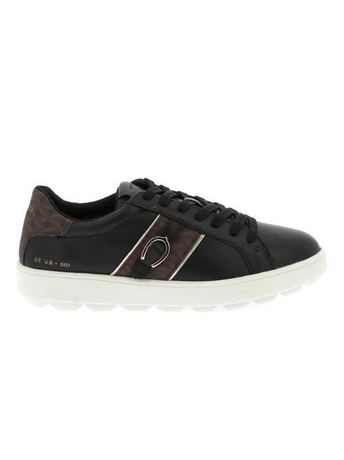 Spherica Ecub sneakers da donna in pelle nera GEOX | D46WEA08504C9229