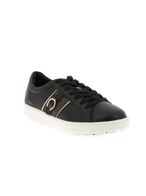 Spherica Ecub sneakers da donna in pelle nera GEOX | D46WEA08504C9229