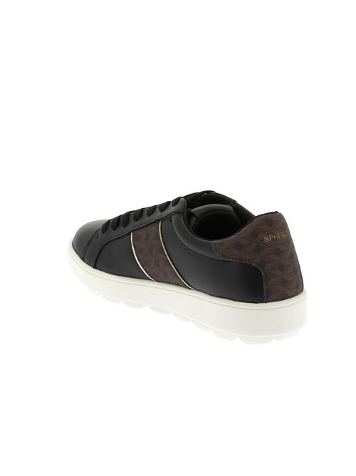 Spherica Ecub sneakers da donna in pelle nera GEOX | D46WEA08504C9229