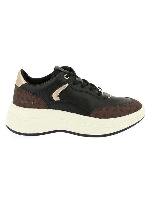 Spherica sneakers da donna in pelle nera GEOX | D46WTD08504C9229