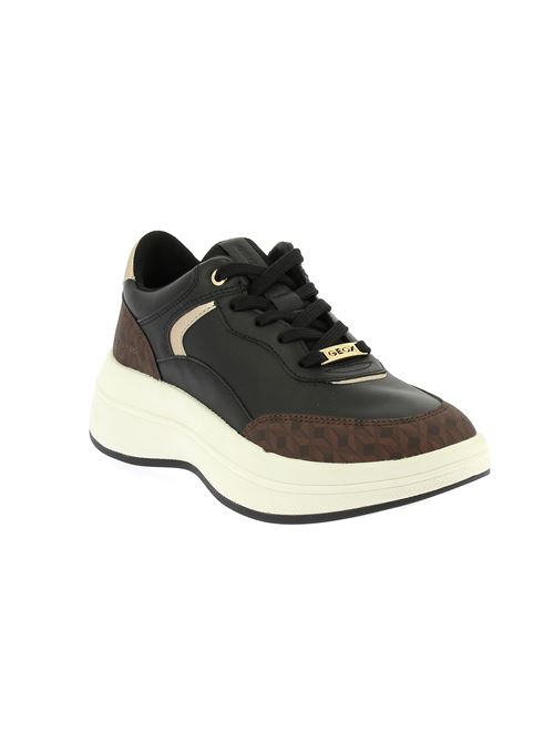 Spherica sneakers da donna in pelle nera GEOX | D46WTD08504C9229