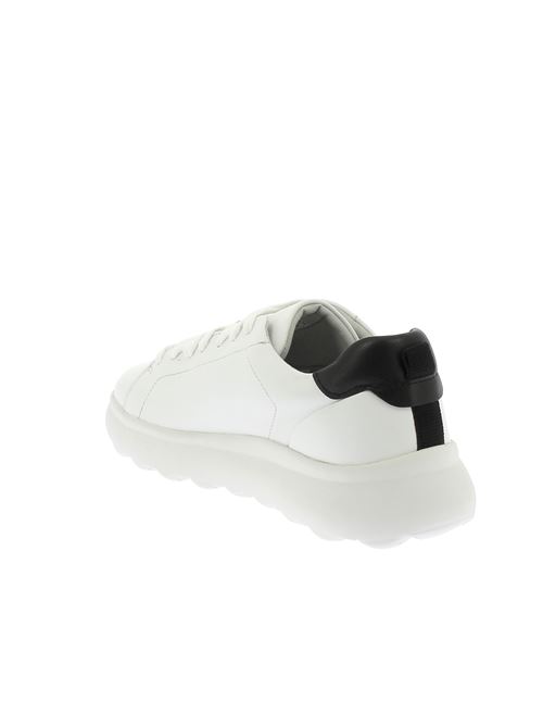 Spherica EC4 sneakers da uomo in pelle bianca GEOX | U36FUA00085C1000