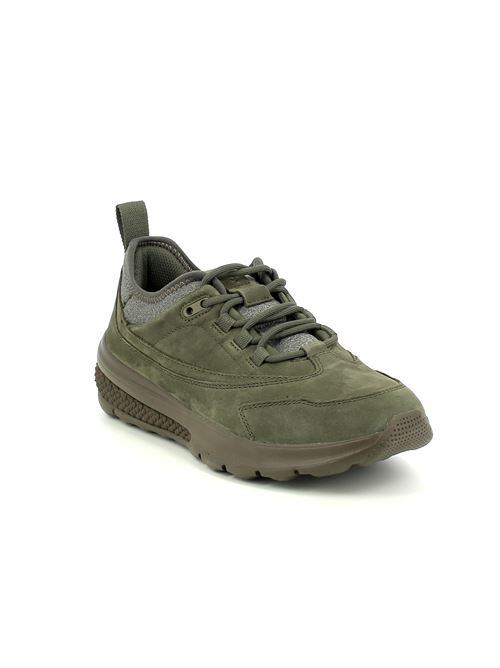 Spherica Actif sneakers da uomo in nabuk verde GEOX | U46BAA03215C3009