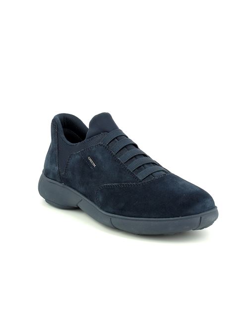 Nebula sneakers da uomo in camoscio blu GEOX | U46G6F00022C4002