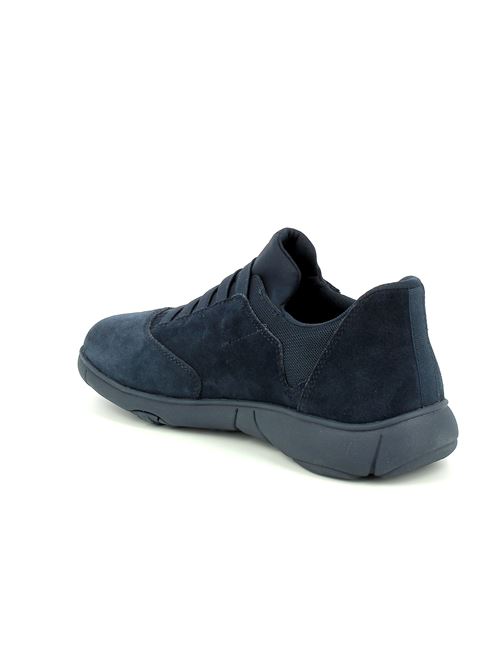 Nebula sneakers da uomo in camoscio blu GEOX | U46G6F00022C4002