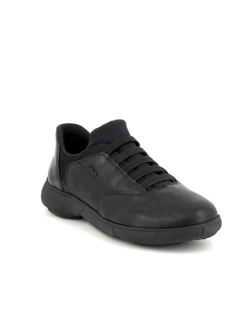 Nebula sneakers da uomo in pelle nera GEOX | U46G6F00085C9999