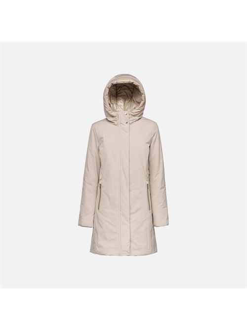 Spherica parka lungo da donna tortora chiaro GEOX | W4620UT3069F5025