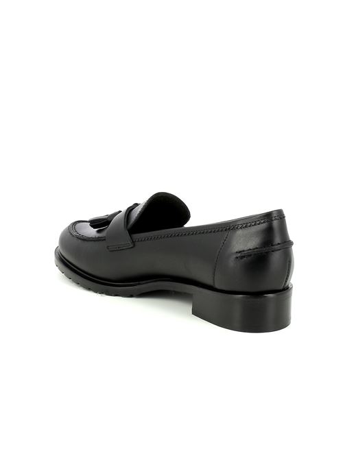 mocassino da donna in pelle nera G.LUCA | GL229X