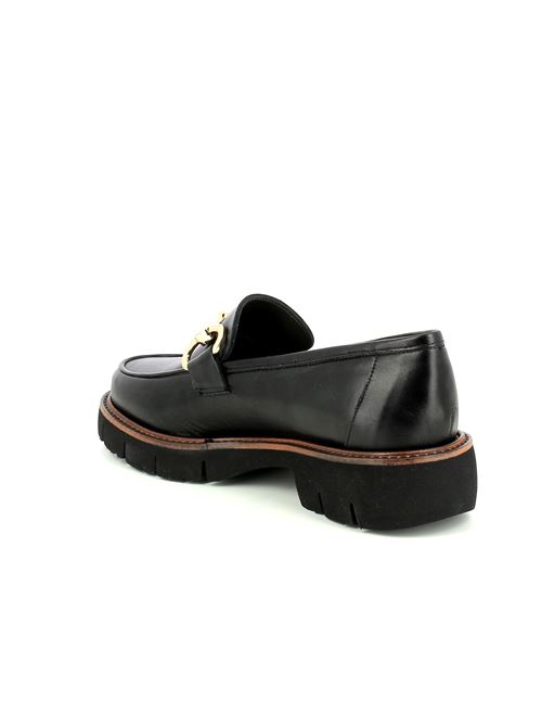 mocassino da donna in pelle nera G.LUCA | NA169X