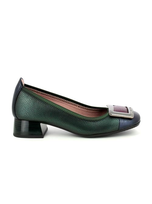 Rio decolleté da donna in pelle verde e blu HISPANITAS | CHI243673C001