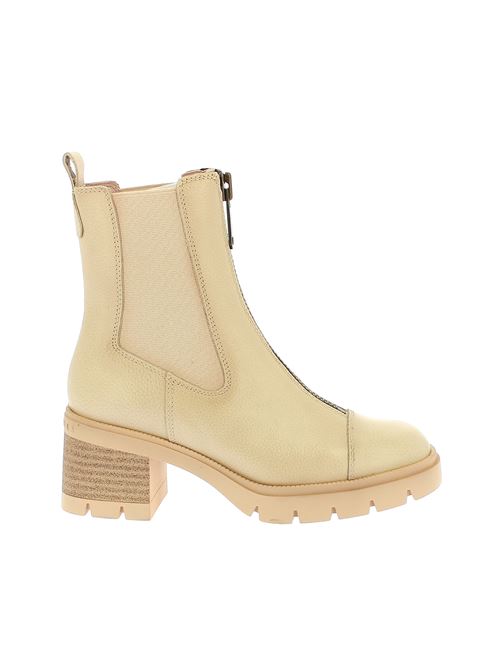 Everest tronchetto con tacco da donna in pelle beige HISPANITAS | HI243636C002