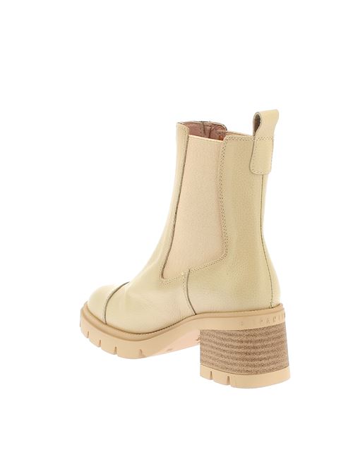 Everest tronchetto con tacco da donna in pelle beige HISPANITAS | HI243636C002