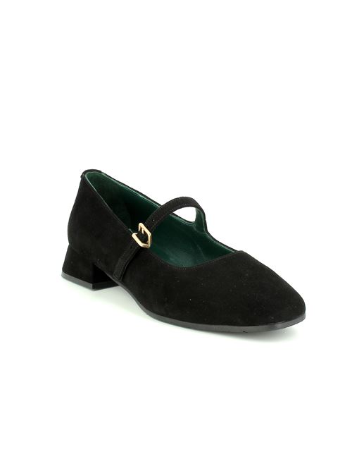 ballerina da donna in camoscio nero LEGAZZELLE | E102N