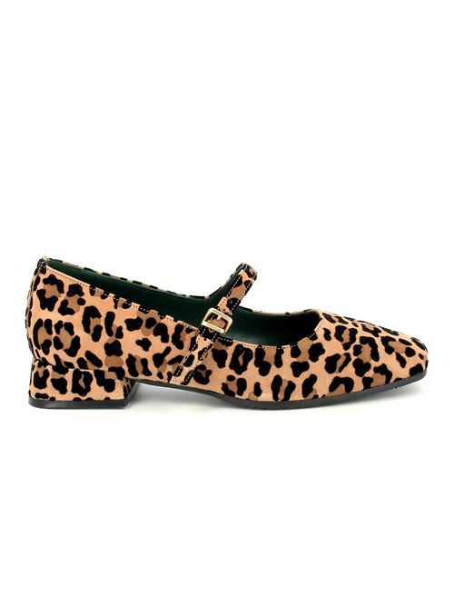 ballerina da donna in camoscio animalier LEGAZZELLE | E102X