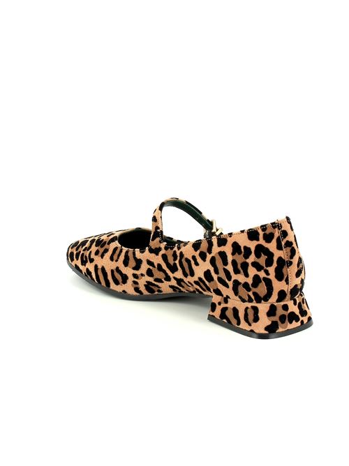 ballerina da donna in camoscio animalier LEGAZZELLE | E102X