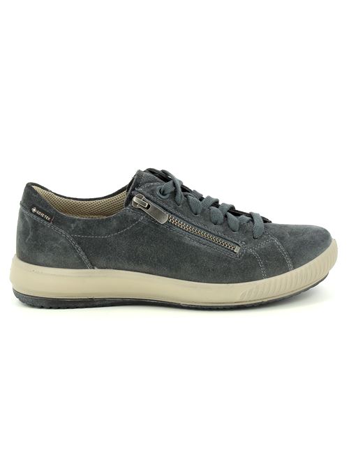 Charcoal stringata da donna in camoscio grigio LEGERO | 0002192930