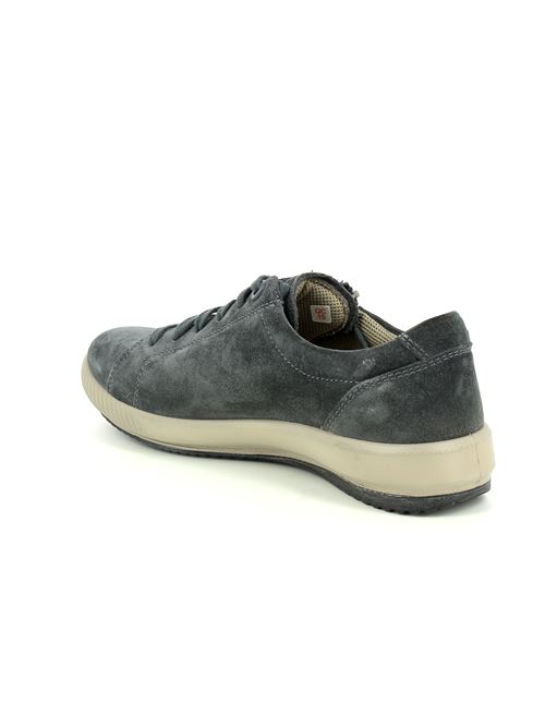 Charcoal stringata da donna in camoscio grigio LEGERO | 0002192930