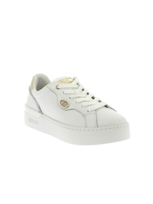 Silvia 95 sneakers da donna in pelle bianca LIU-JO | BF4021P010201111