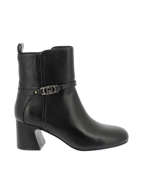 Babi 03 tronchetto con tacco da donna in pelle nera LIU-JO | SF4081PX46000000