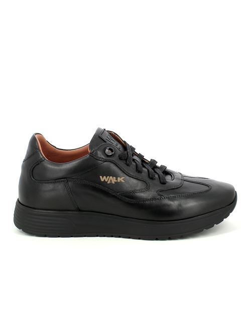 Walk stringata da uomo in pelle nera MELLUSO | U16252Y