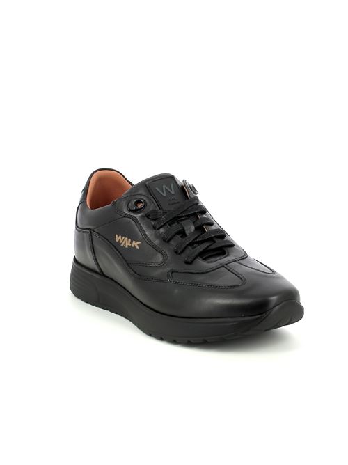 Walk stringata da uomo in pelle nera MELLUSO | U16252Y