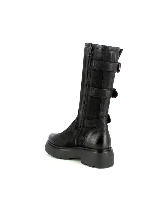 stivale biker da donna in nabuk nero MJUS | L44304X