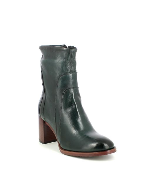 tronchetto con tacco da donna in pelle verde bottiglia MJUS | P26206X