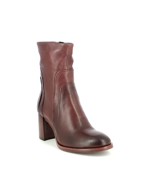 tronchetto con tacco da donna in pelle marrone MJUS | P26206Y