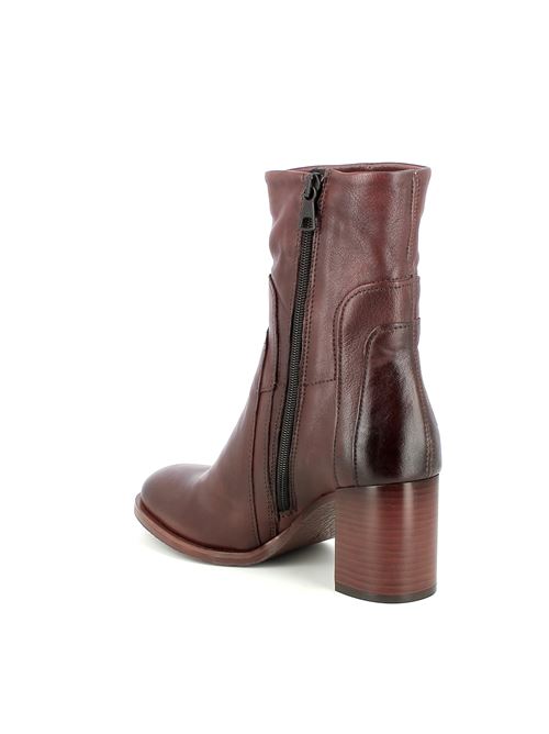 tronchetto con tacco da donna in pelle marrone MJUS | P26206Y