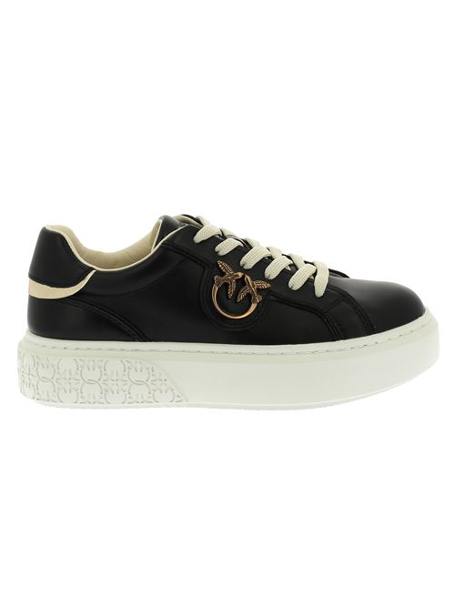 Yoko 01 sneakers da donna in pelle nera PINKO | SS0003P014ZI8