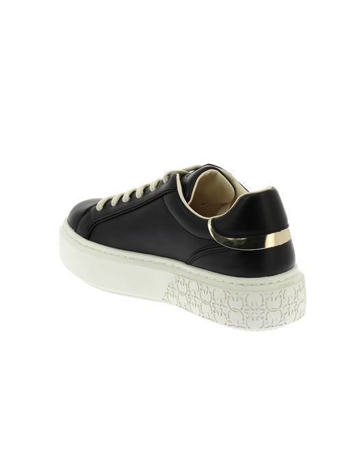 Yoko 01 sneakers da donna in pelle nera PINKO | SS0003P014ZI8