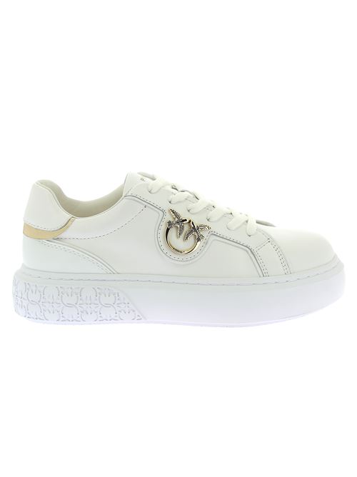 Yoko 01 sneakers da donna in pelle bianca PINKO | SS0003P014ZIA