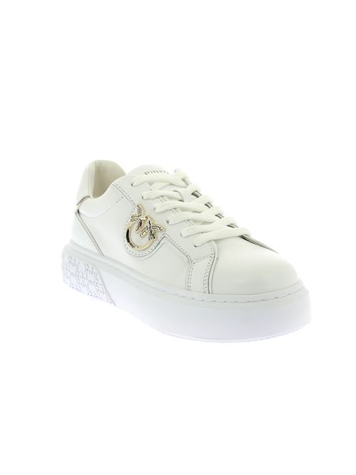 Yoko 01 sneakers da donna in pelle bianca PINKO | SS0003P014ZIA